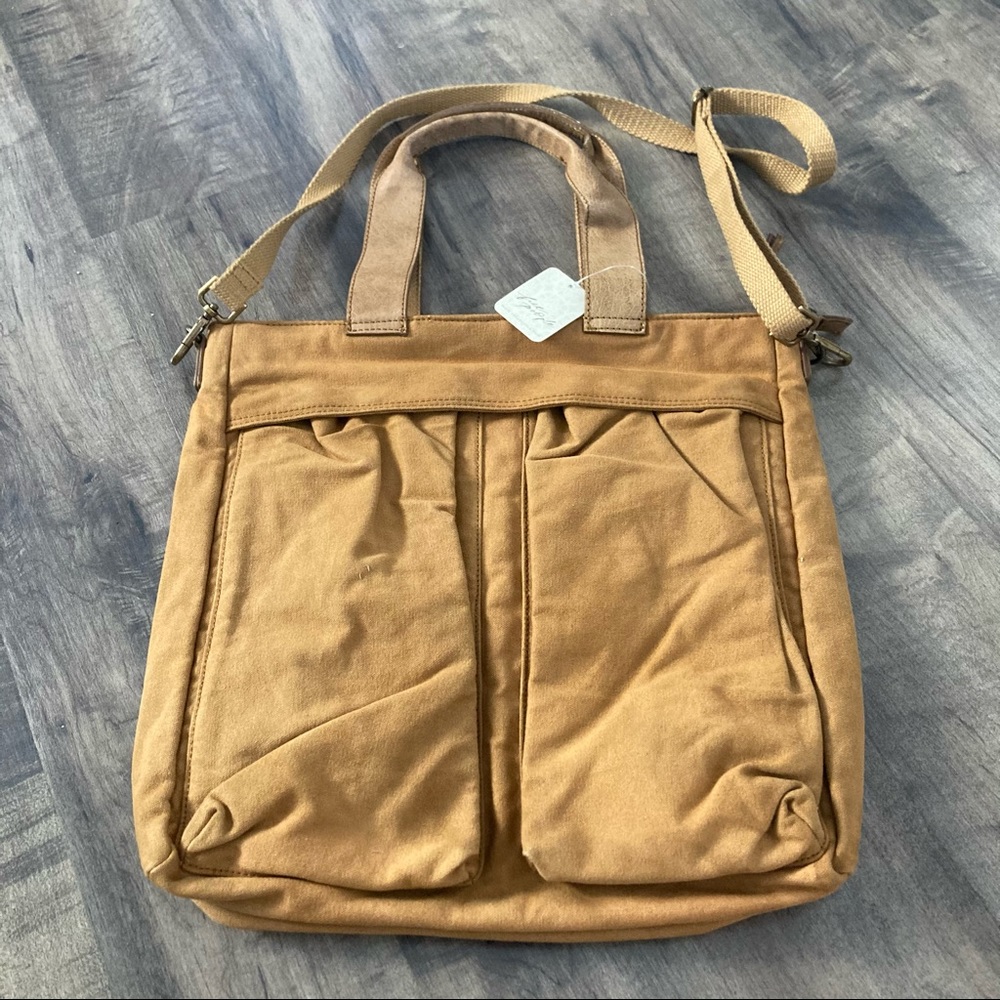 We The Free Whitney Heritage Khaki Tote Bag